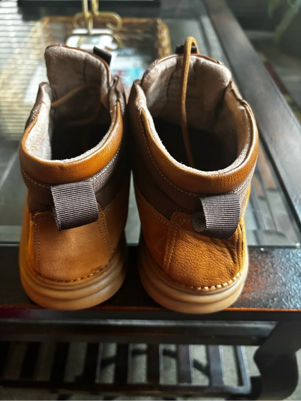 Stacy Adams Tan Brown Leather Chukka Boots